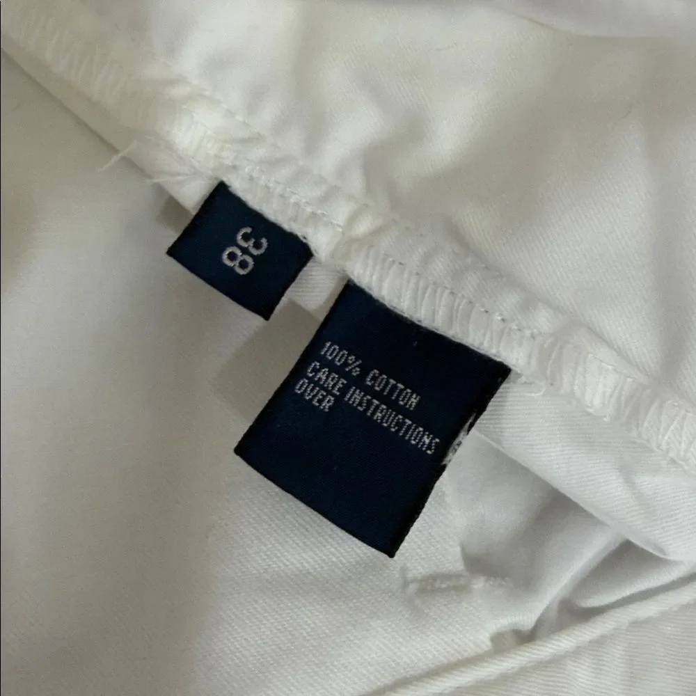 Polo Ralph Lauren Andrew White Pleated Shorts Men’s 38 Cotton Classic